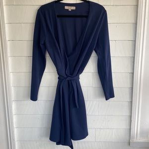 Loft quarter sleeve wrap dress M